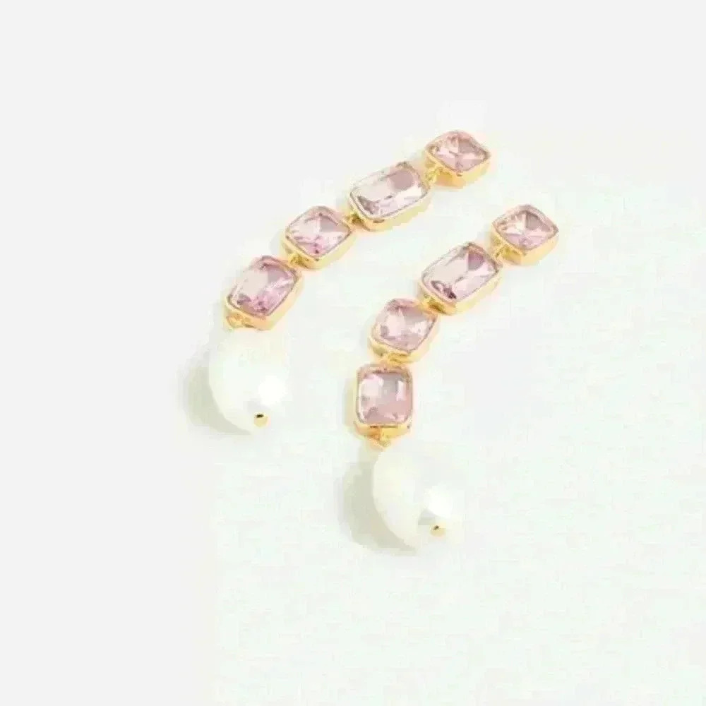 J Crew Crystal Statement Earrings